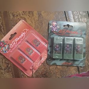 NWT Ed Hardy 2pk of 3 each erasers